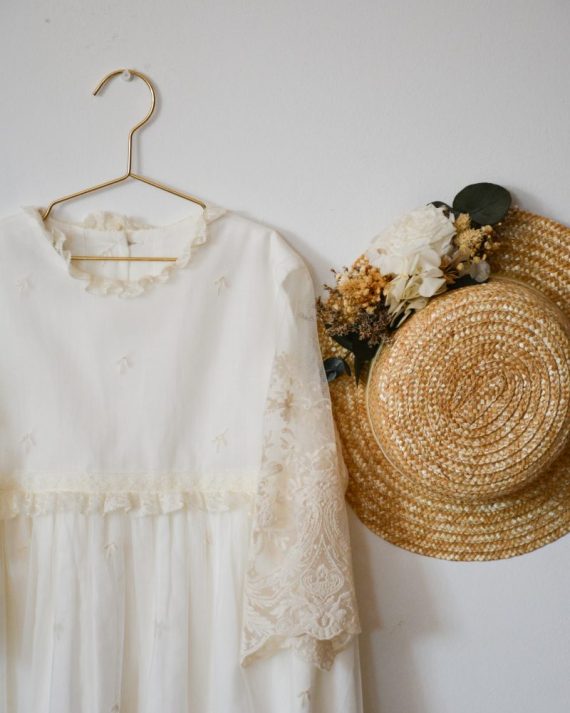 Canotier Flores Novia Sophie