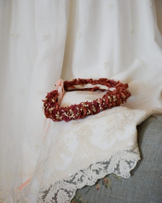 Corona flores comunión matilda