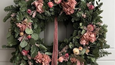 Coronas de Navidad naturales: ideas para decorar tu hogar
